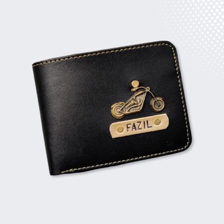 Men's Wallet Black - Plush gifting co-Customizedgifts