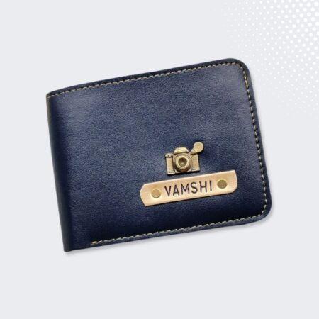 Men's Wallet Blue - Plush gifting co-Customizedgifts