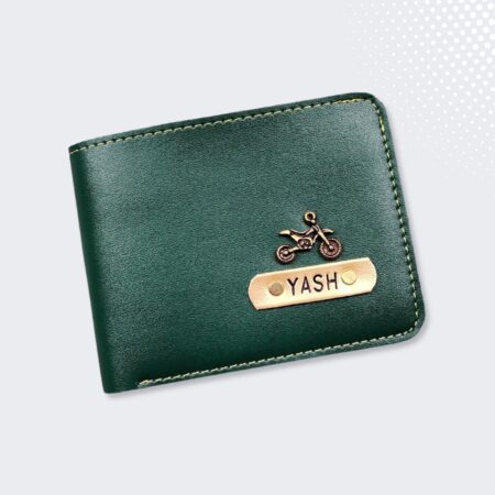Men's Wallet Green - Plush gifting co-Customizedgifts
