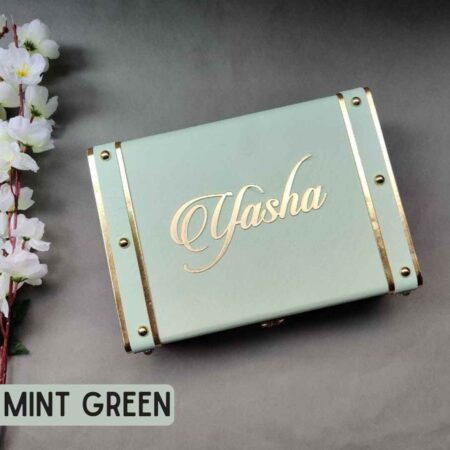 Personalized Name Trunk Box - Green