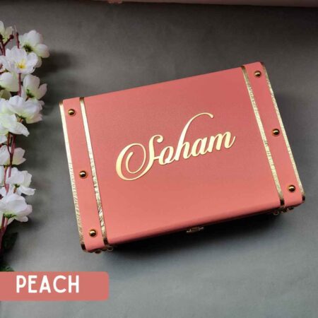 Peach Color - Personalized Trunk Box