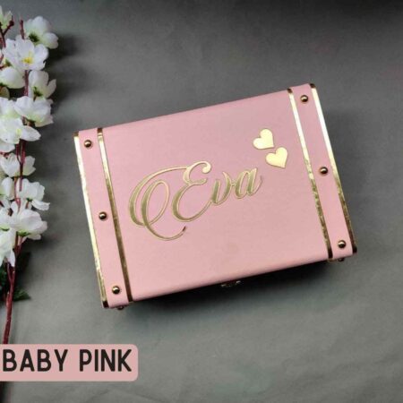 Personalized Trunk Box - Baby Pink
