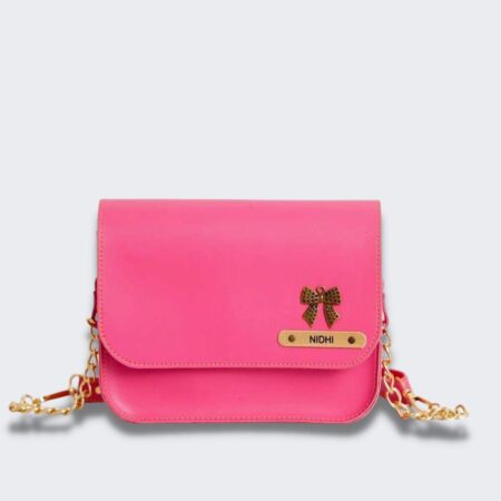Sling-Bag-Pink-Personalized-Sling-Bag-Customized-gifting-Plush-Gifting