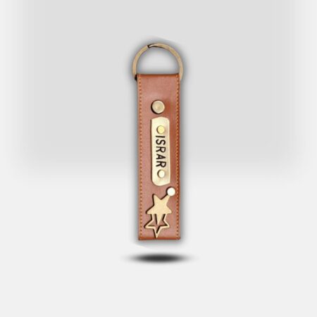 Tan Keychain - Customized Keychain - Plush Gifting personalized gifting.jpeg