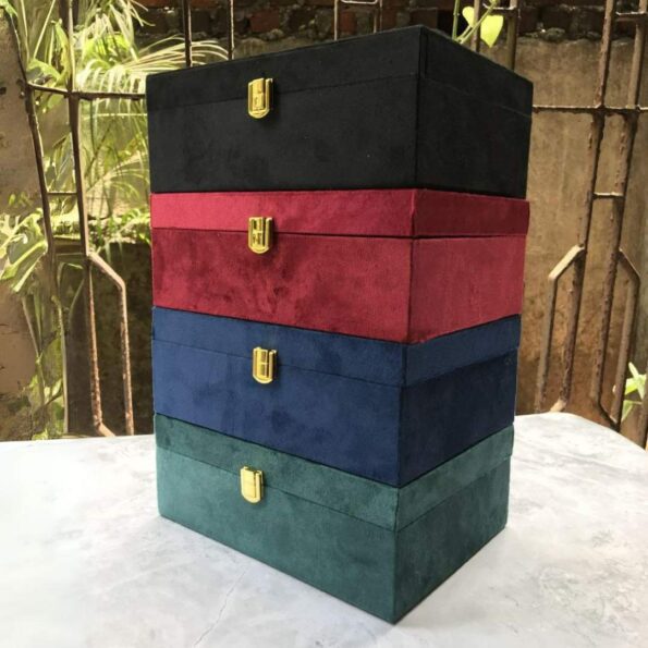 Velvet Trunk Box